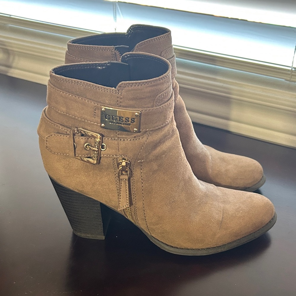 Guess Women's Brown Heeled Boots